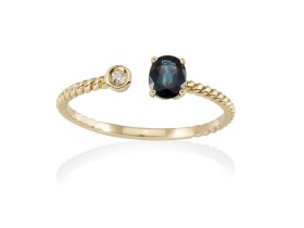 Ring in 18kt. Gold und Diamanten