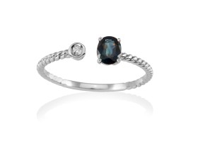 Ring in 18kt. Gold und Diamanten