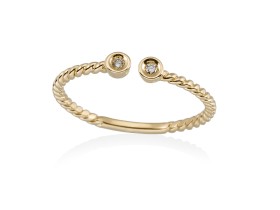 Ring in 18kt. Gold and diamonds