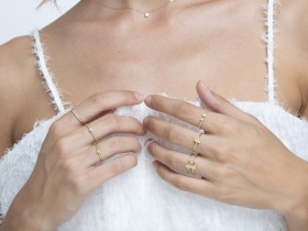 Ring in 18kt. Gold und Diamanten