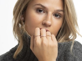 Ring in 18kt. Gold und Diamanten