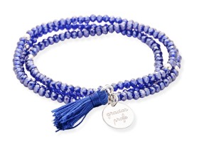 Bracelet ZEN Blue in silver
