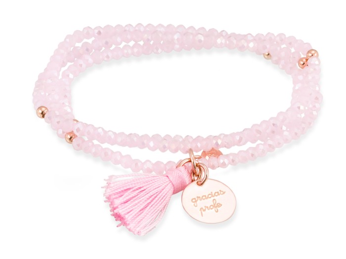 Pulsera ZEN ROSA con profe