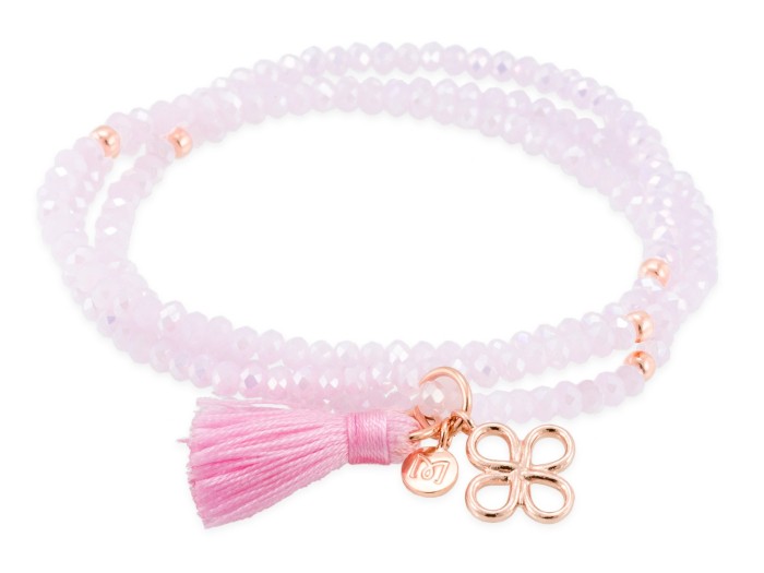 Bracelet ZEN Pink in rose silver