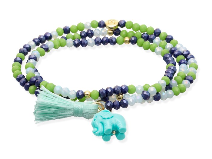 Bracelet ZEN NENUFAR mit Elefant