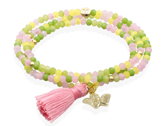 Bracelet ZEN BRITISH ROSE mit Engel