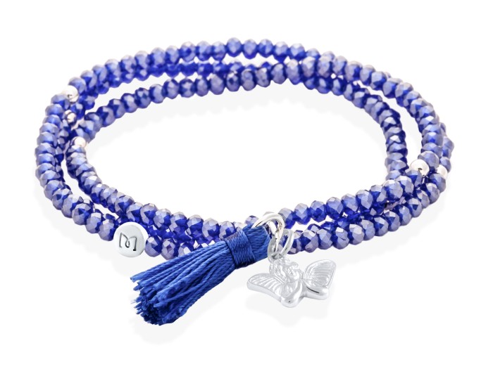 Bracelet ZEN KLEIN BLUE with angel