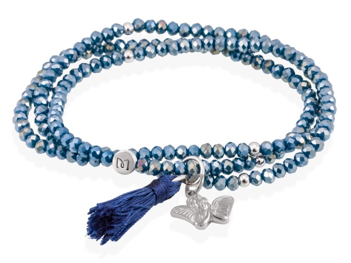 Bracelet ZEN LONDON BLUE with angel
