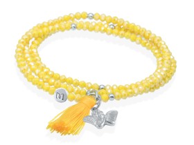 Pulsera ZEN AMARILLA con ángel