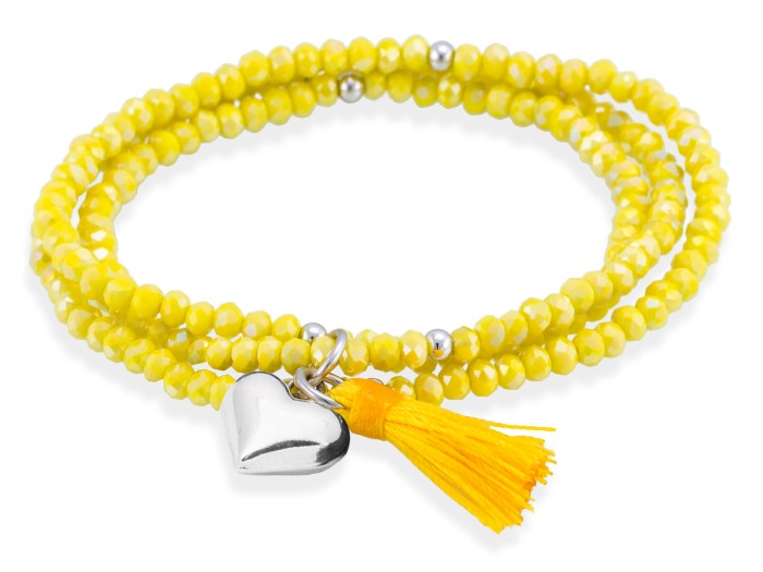 Bracelet ZEN Yellow in silver