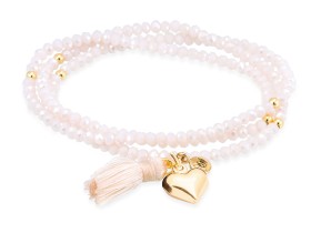 Bracelet ZEN  in golden silver