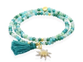 Bracelet ZEN MINT with edelweiss