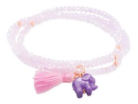Bracelet ZEN Pink in rose silver