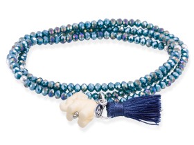 Bracelet ZEN Blue in silver
