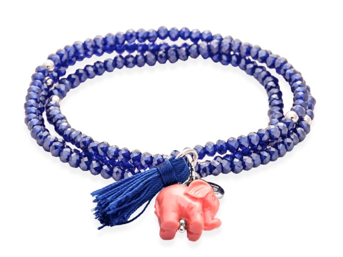 Pulsera ZEN  AZUL KLEIN con elefante