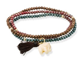 Armband ZEN mehrfarbig in silber vergoldet