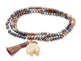 Bracelet ZEN CHOCOLATE mit Elefant