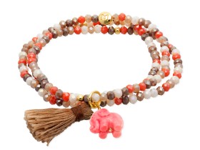Bracelet ZEN EICHE mit Elefant