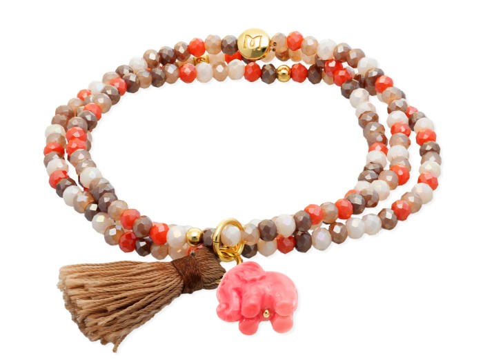 Bracelet ZEN OAK with elephant