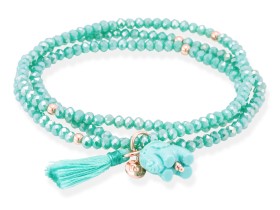 Bracelet ZEN Blue in rose silver