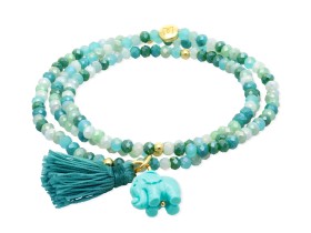 Bracelet ZEN MINT mit Elefant