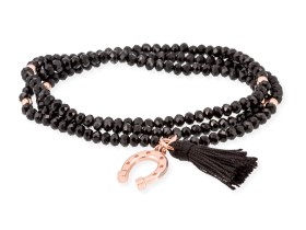 Pulsera ZEN NEGRA con herradura