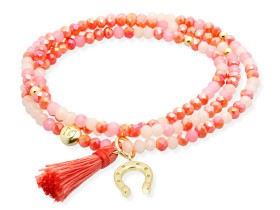 Pulsera ZEN PEACH con herradura