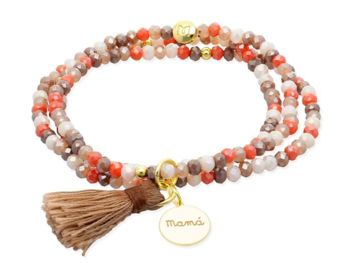 Bracelet ZEN OAK with Mamá medal