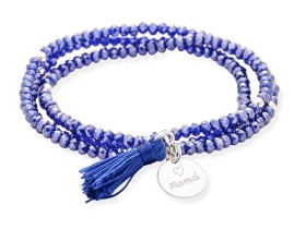 Armbänder ZEN Blau in silber
