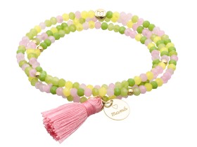 Bracelet ZEN BRITISH ROSE mit Mamá medal
