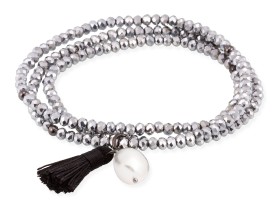 Pulsera ZEN PLATA con perla