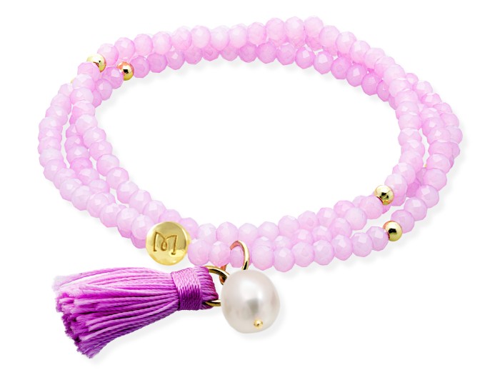 Bracelet ZEN LILA mit perle