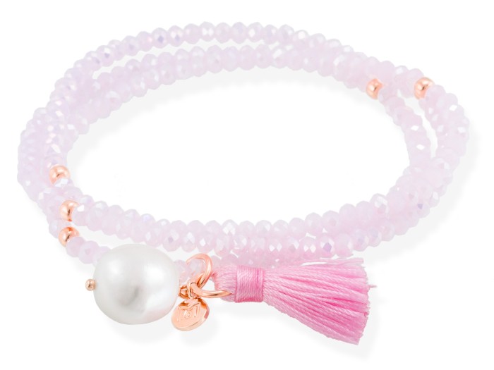 Pulsera ZEN ROSA con perla