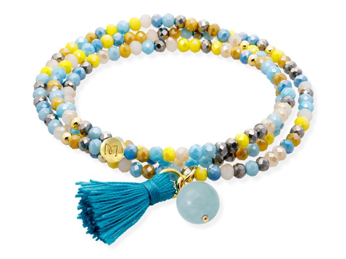 Bracelet ZEN FORMENTERA mit Edelstein