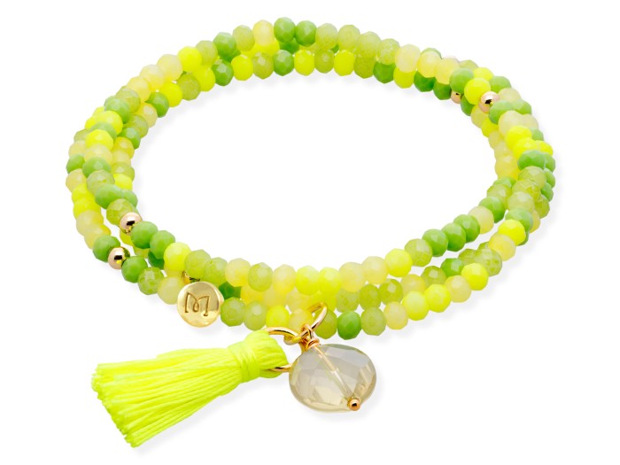 Pulsera ZEN LIMA con piedra natural