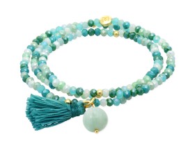 Bracelet ZEN MINT mit Edelstein