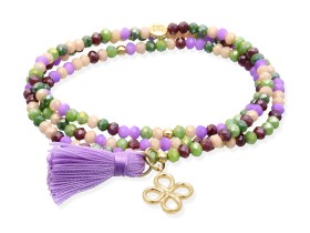 Pulsera ZEN PROVENZA con trebol