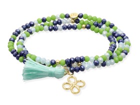 Bracelet ZEN NENUFAR mit Glücksklee