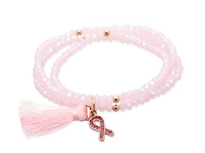 Bracelet ZEN Pink in rose silver