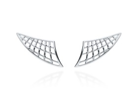 Pendientes de plata trepador EMPIRE