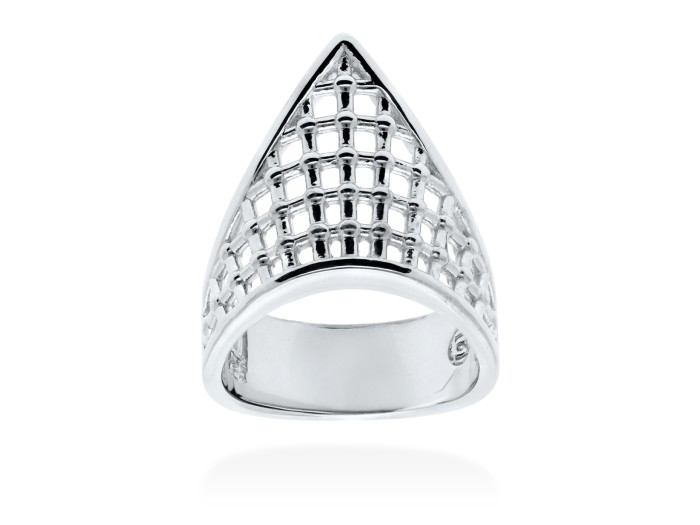 Anillo de plata lanzadera EMPIRE