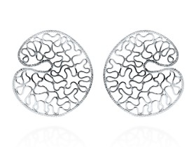 Earrings HIGH LINE max in silver