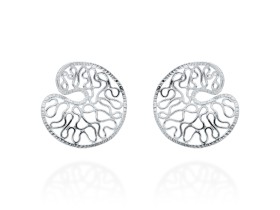 Pendientes de plata aro HIGH LINE