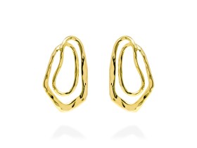 Pendientes de plata aro GUGGENHEIM