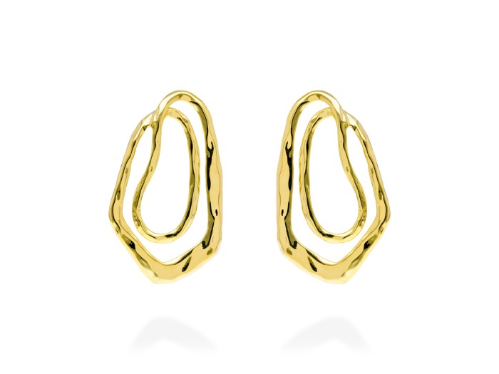 Pendientes de plata aro GUGGENHEIM