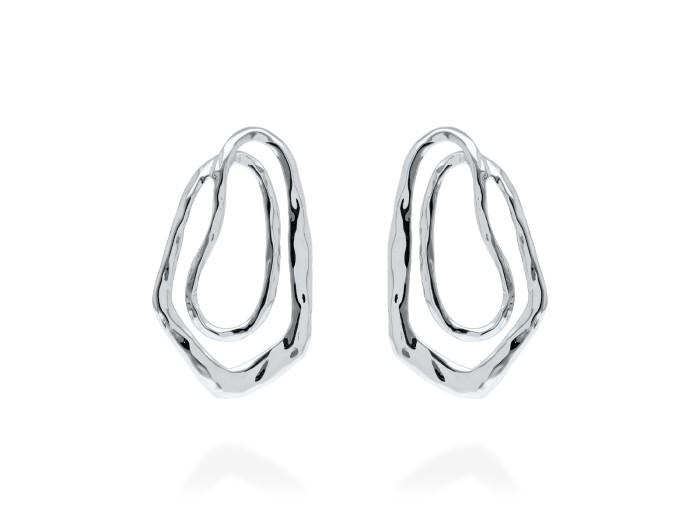 Pendientes de plata aro GUGGENHEIM
