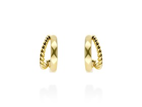 Earrings 5 th liso in silver