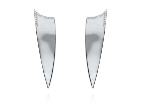 Ohrringe The Edge in silber