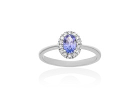 Ring   in 18kt Weißgold und Diamanten