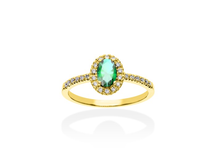 Anillo   en Oro blanco 18Kt y diamantes